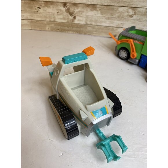 Odd Lot PAW Patrol ROCKY And Recycling Truck EVEREST Snow Mobile Vehicle - Picture 15 of 16